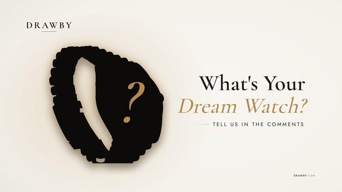 Drawbyofficial's tweet photo. IF YOU COULD WEAR ONE LUXURY WATCH EVERY DAY, WHICH ONE WOULD IT BE? 💬

Drop your answer below. Who knows, it might be the next watch on Drawby https://t.co/0ZZgHsvhtz https://t.co/4jeH0AzKET