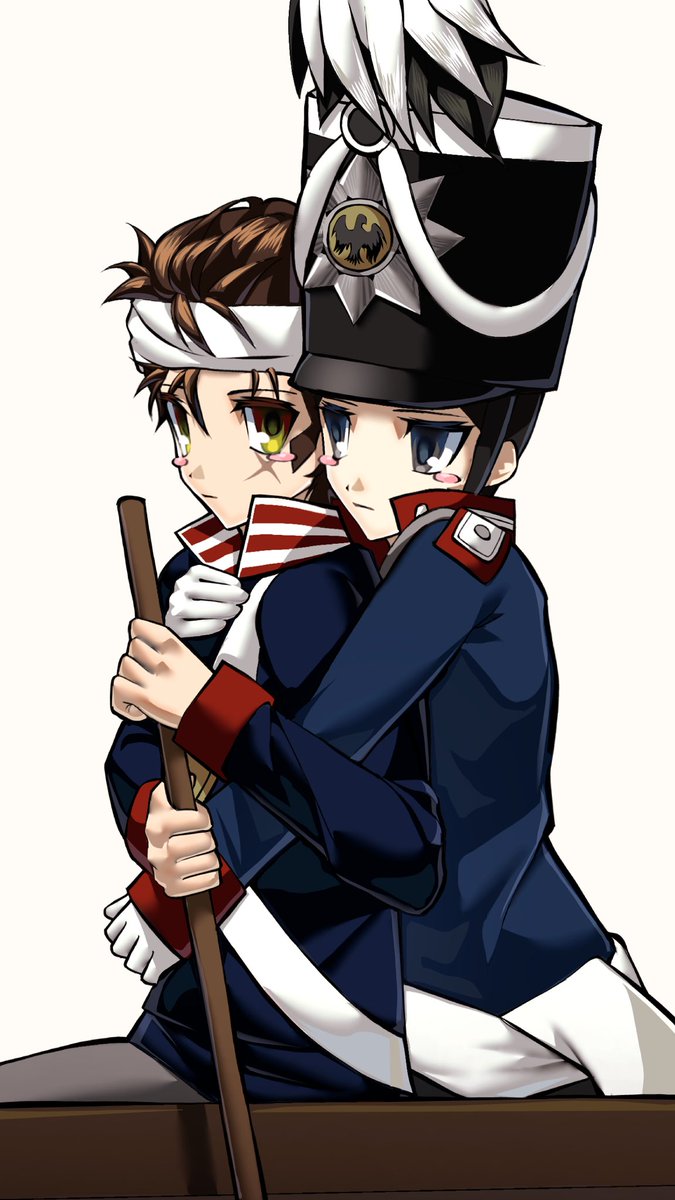 Chichiyashu's tweet photo. Riding together <3 #bloodytea #gnb #gutsandblackpowder https://t.co/dDgEWKzYEM