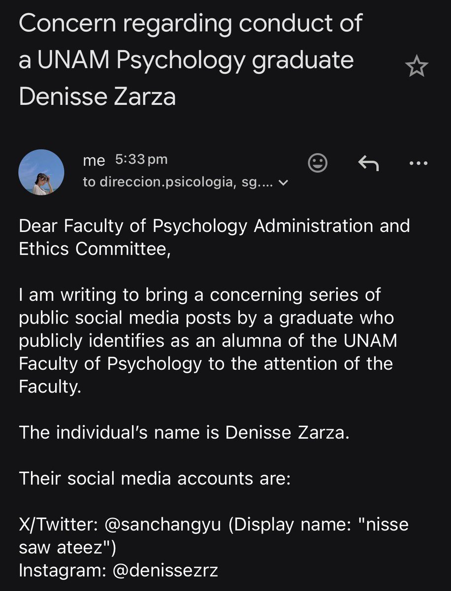 younjungllit's tweet photo. Please drop your screenshots below to encourage others ❗️

🚨 In Mexico, university ethics boards can intervene when an alumnus uses their UNAM credentials to lend false credibility to defamation https://t.co/8CM08vClpz