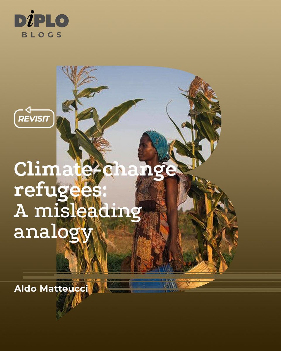 DiplomacyEdu's tweet photo. 🌍🧠 Can people displaced by climate change be considered ‘refugees’? 

Aldo Matteucci explores how analogies shape the way we understand complex problems, and how they can sometimes mislead us. 👇
https://t.co/71a0CGUYSi
.
.
#Revisit #DiploBlog #ClimateChange #ClimateDisplacement #Refugees #InternationalRelations #Diplomacy #Policymaking