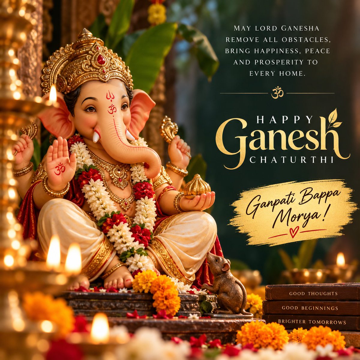 MatchEdge_'s tweet photo. 🙏 गणपति बप्पा मोरया!

May Lord Ganesha remove all obstacles, bring happiness, peace and prosperity to every home. 🐘❤️ https://t.co/PXEwuSjQoP