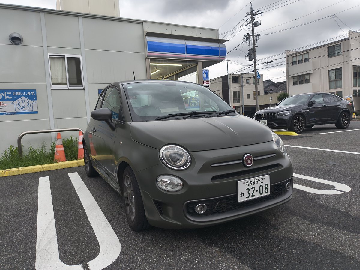 scramblemasa's tweet photo. FIAT 500Sマニアーレ思ってたより速いけど、思ってたんと違う😇 https://t.co/aj7Ozq0Ny9