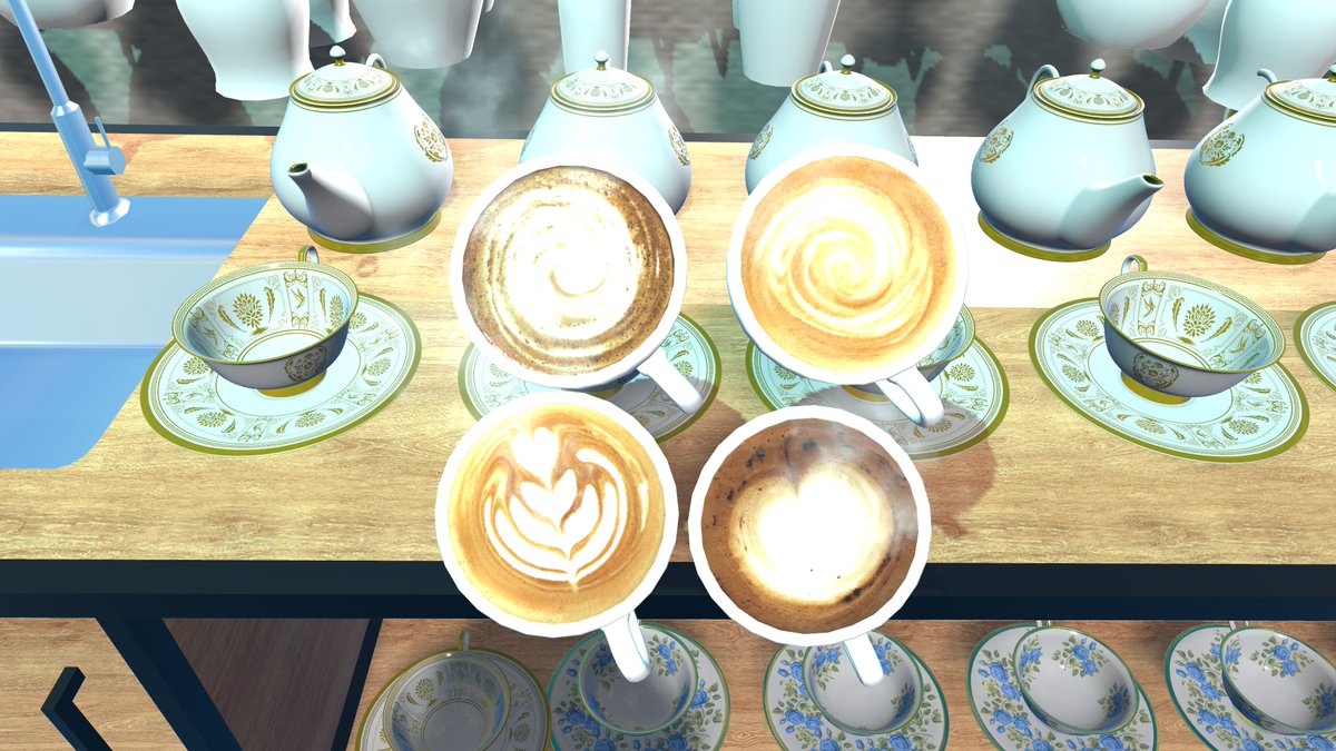 MVE_VRC's tweet photo. 本日はお昼の営業でしたがご来店ありがとうございました！
Unityで苦労することやアバター改変についてたくさん話してとても楽しかったです！
#MVE #CafeDaybreak #VRChat https://t.co/eCXpALPtRm