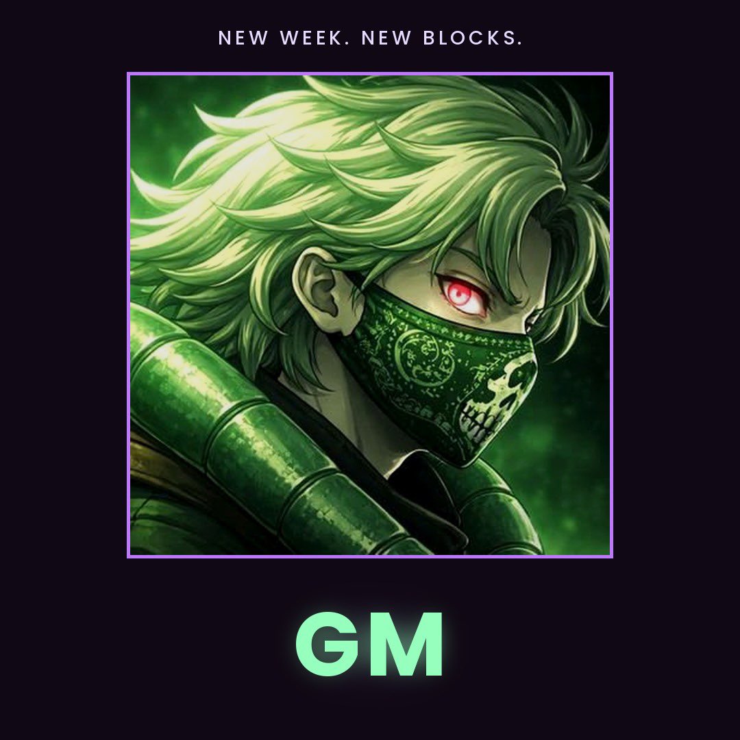 AAOnChain_Tg's tweet photo. GM can I get my GM ??
New Week. New Blocks
#GM #CryptoTwitter #Web3 #BinanceAngel #BinanceAfrique https://t.co/rqW1chglbC