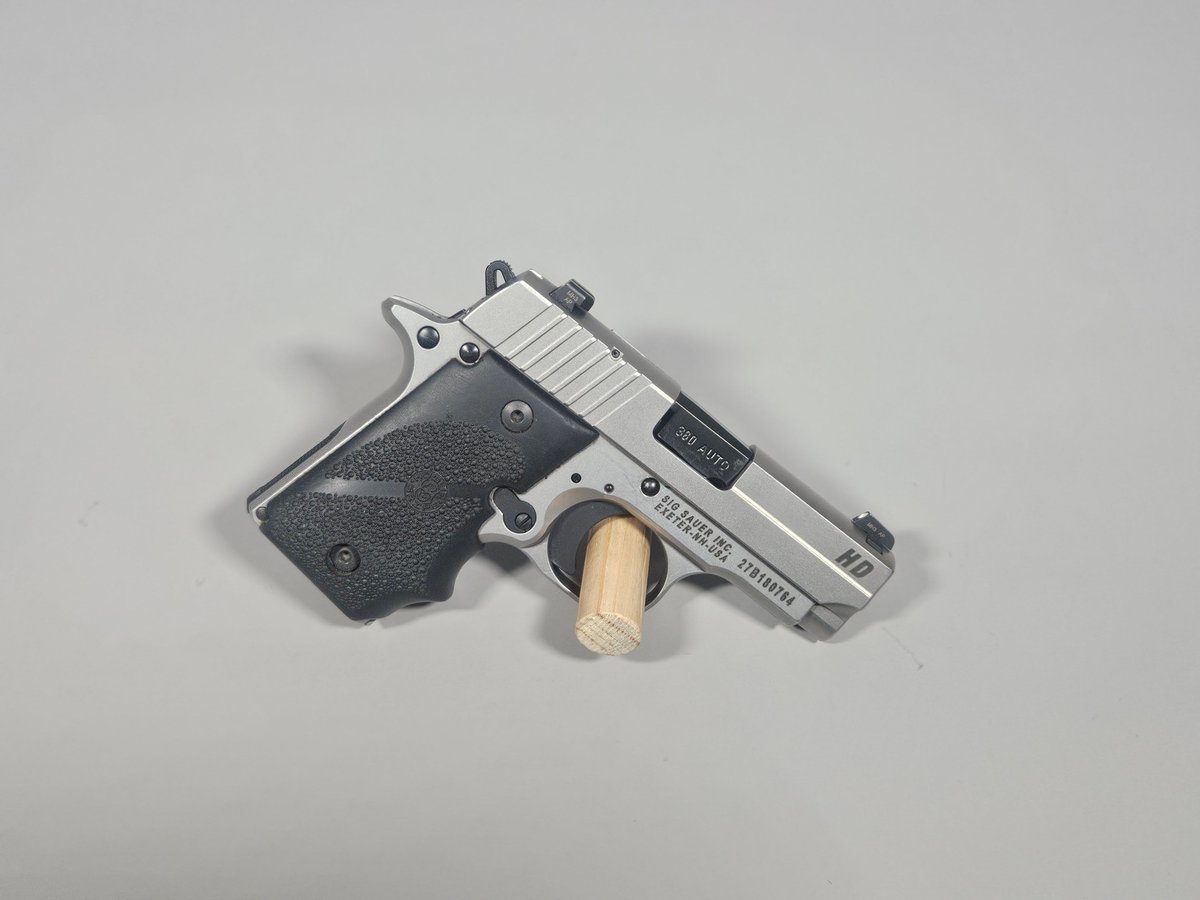 Hvgun835's tweet photo. Sig P238 HD. One of the few 380 models on California's roster and specifically this one in the heavy-duty steel frame feels really nice. Come check it out at High Velocity Gunworks. https://t.co/kxedDsEOEl