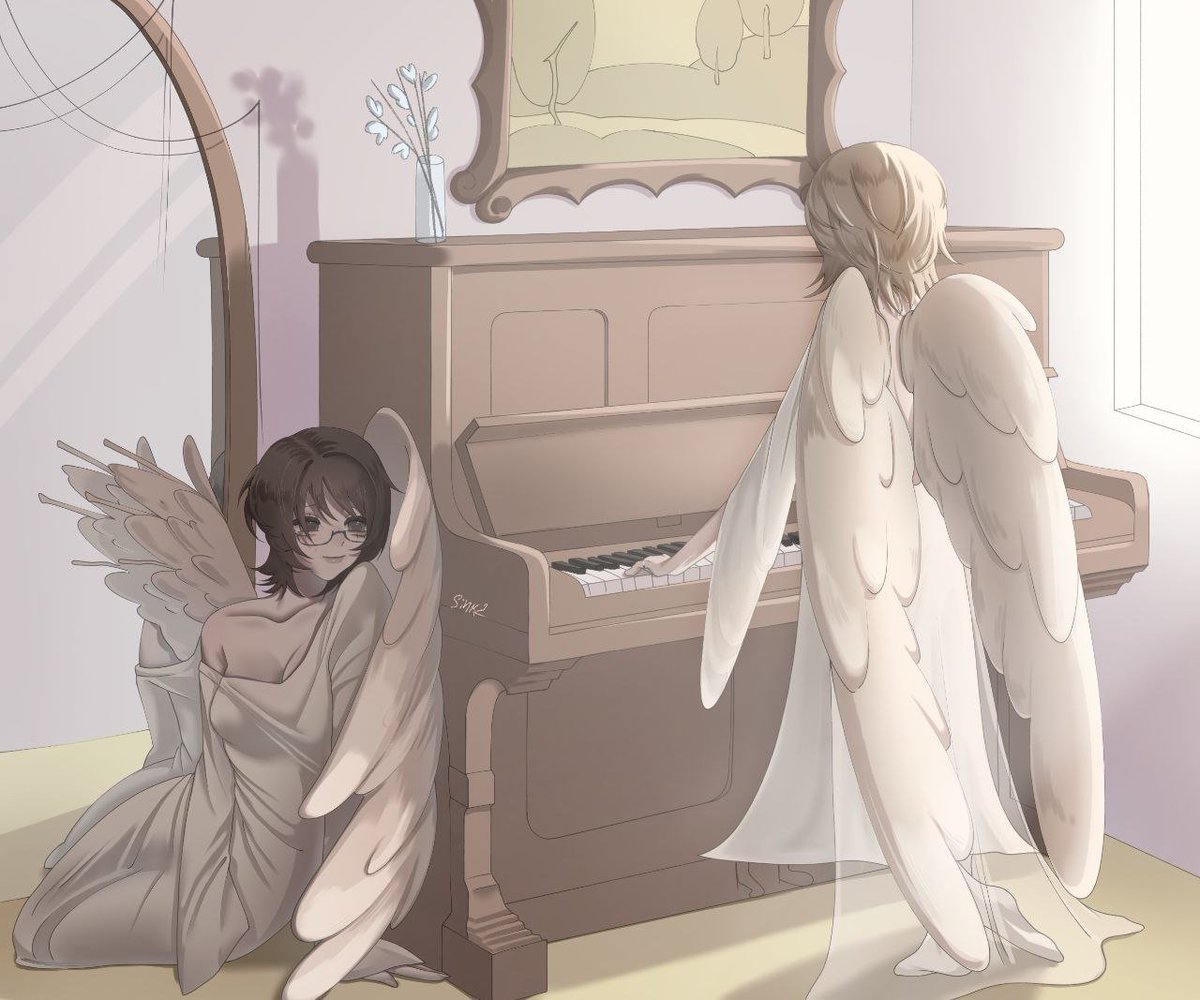 Sinka_kww's tweet photo. My first post^^ If you liked the art, I'd be glad to receive your support!:P https://t.co/0ZXiABJvgG