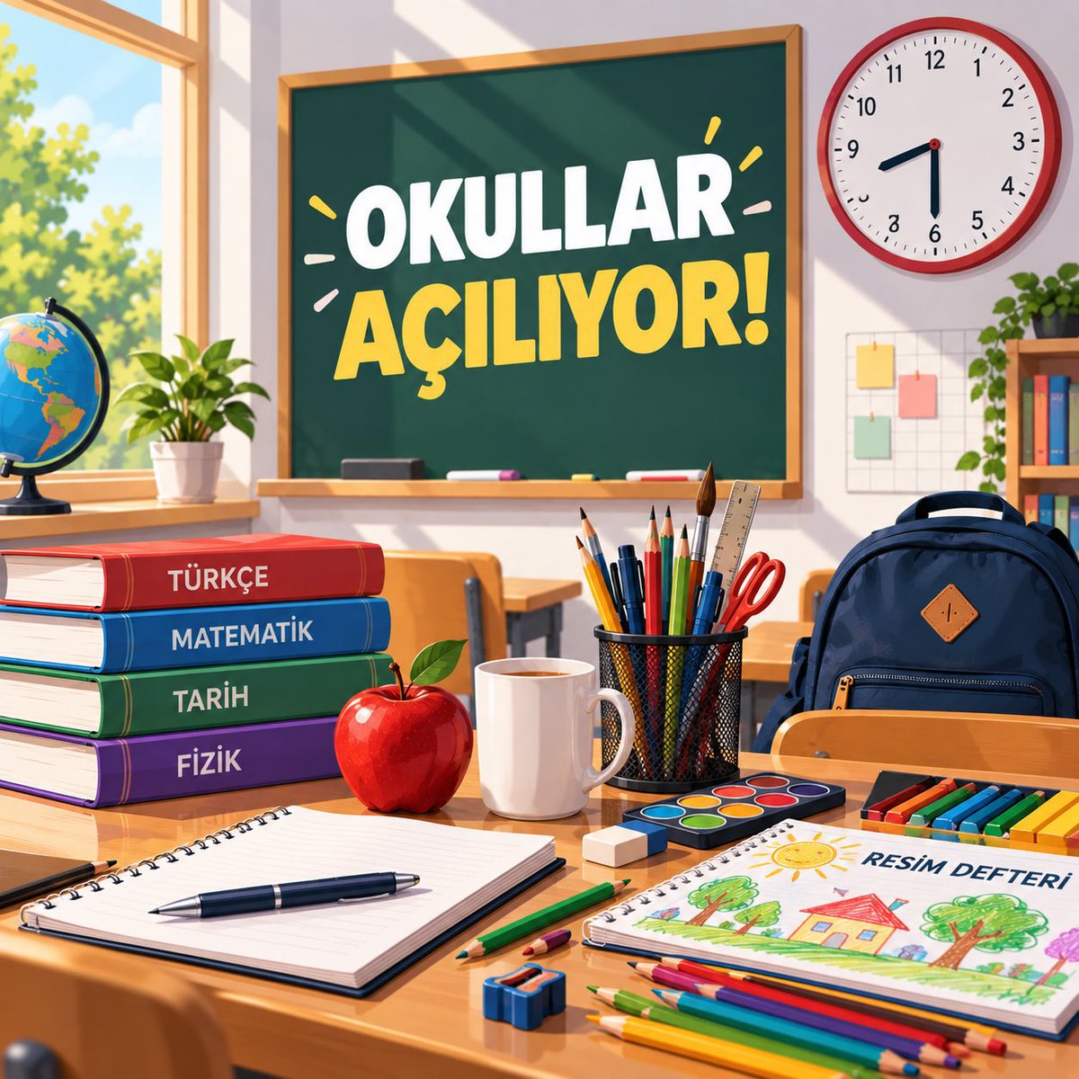 htfendoglu's tweet photo. 2026-2027 eğitim-öğretim yılı tüm öğrencilerimiz, öğretmenlerimiz, öğrenci velilerimiz ve milletimiz için hayırlı olsun. #okullaraçıldı https://t.co/TVJEOMMlE4