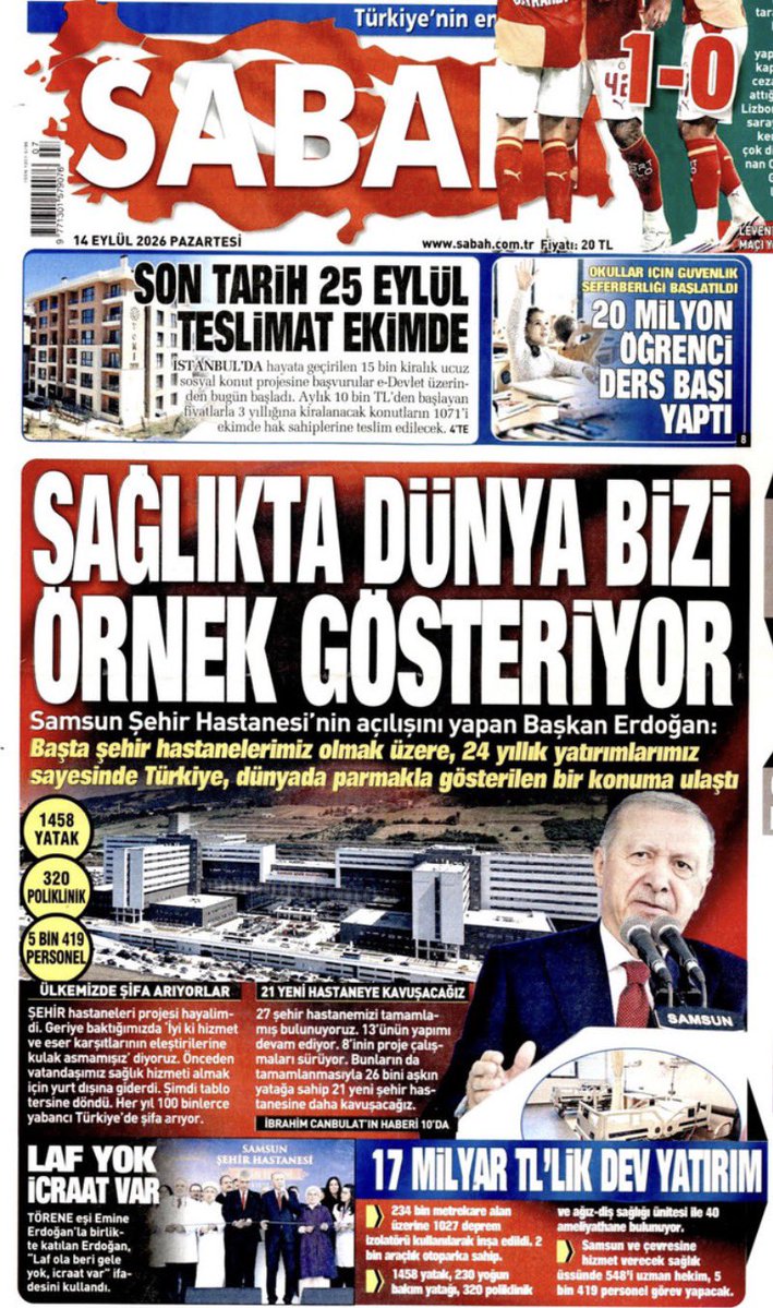MaliGuller's tweet photo. “Örnek” manşetini görünce…
An itibariyle “özel” bir hastanedeyim, tamamlayıcı sağlık sigortam ile muayene oldum.
Ancak hekimin istediği radyoloji çekimi için verilen tarih 28 Eylül, 14 gün sonra… https://t.co/7gLSxUiaul