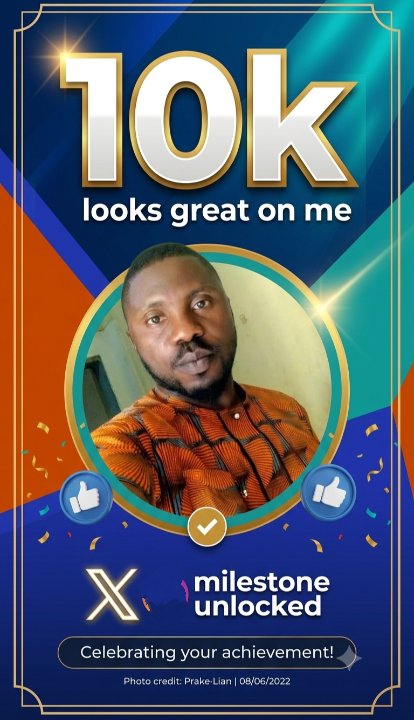 Chrisjpack's tweet photo. I'm just in awe of this great Day "Monday," I just woke up to a Massive 10k Family.

It's an amazing thing to enter the 10th grade, guy you all are amazing, cos you made this happened.

I love you all https://t.co/gBodFCopDa