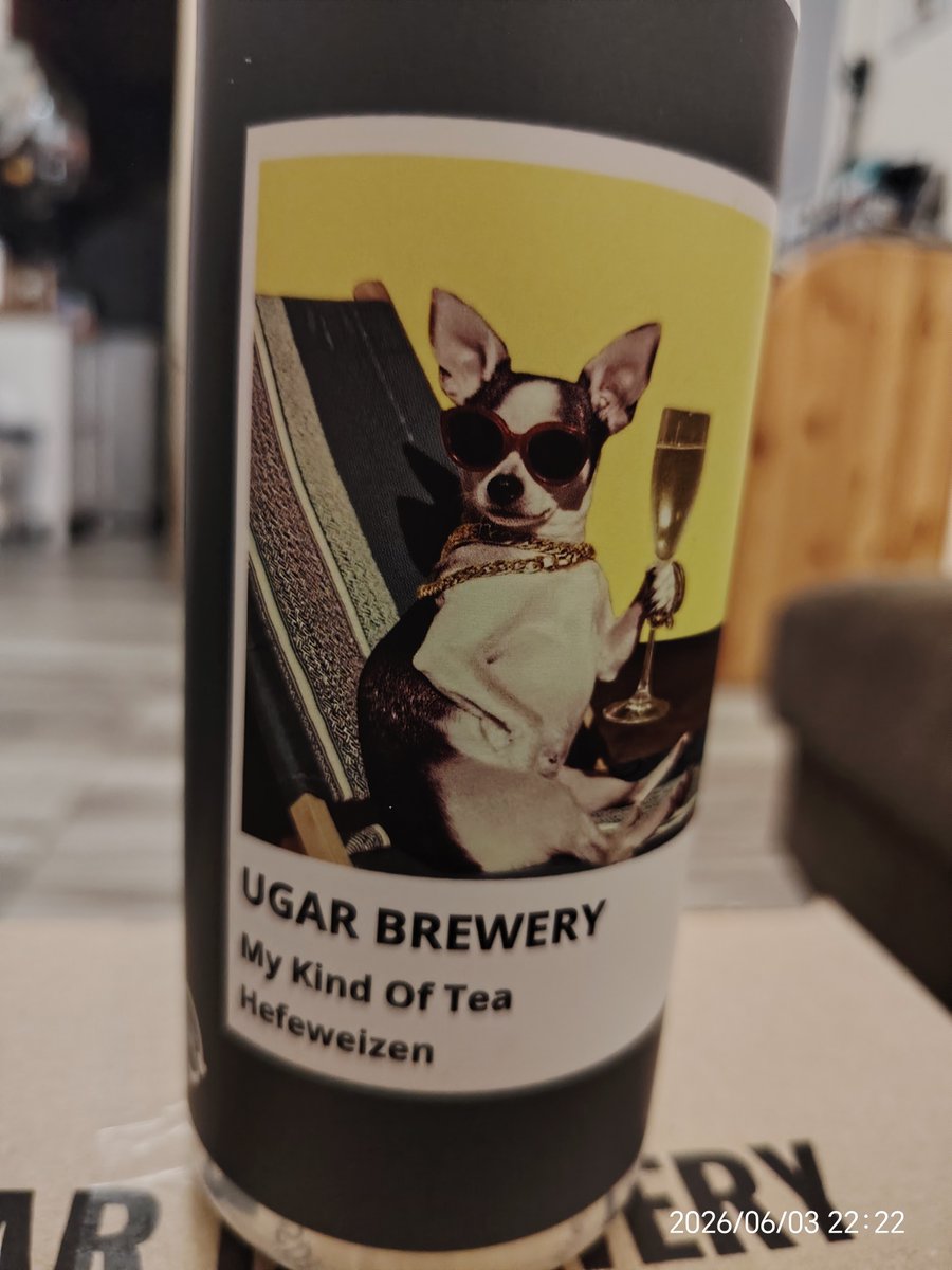 SorSzubjektiv's tweet photo. Ugar Spectrum My Kind Of Tea Hefeweizen
#sör #beer #bier #pivo #birra #hilera #cerveza #cerveja #beere #bere #шарайраг #öl #cerveja #alus #biére #piwo #bere #olut #ol
Röviden:
😀😀
Bővebben:
https://t.co/r3i8ydWtnO https://t.co/YIfhTynPiX
