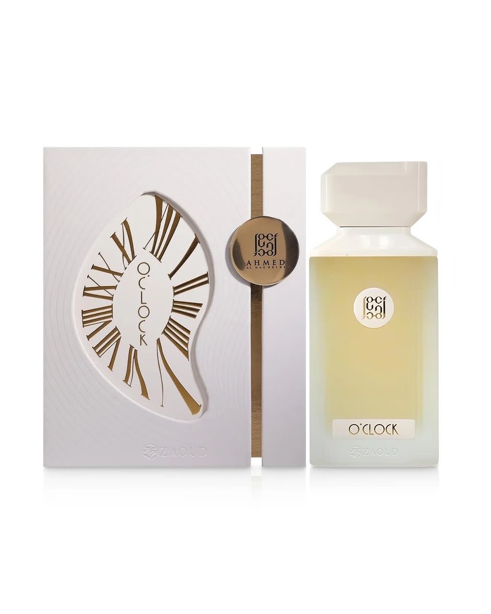 PerfumePlu4yut's tweet photo. O'clock by Ahmed Al Maghribi is available. This is a sweet, spicy unisex fragrance that has strong projection and last lasts around 10 hours. It is best worn for nights out or evening dates. You should try it💯as https://t.co/XAisjl7Fej