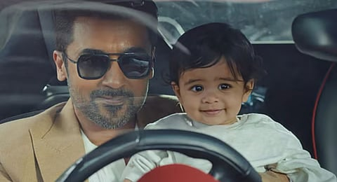 parallaxcinemas's tweet photo. Suriya  #VishwanathAndSons is causing complete mayhem on Netflix! 🔥👑

Trending #1 in India and ruling the Top 5 charts across 10 countries North Indian audiences are raving about the film since it didn't get a Hindi theatrical release. Absolute dominance across formats! 📈🍿 https://t.co/dkNA2SA00g