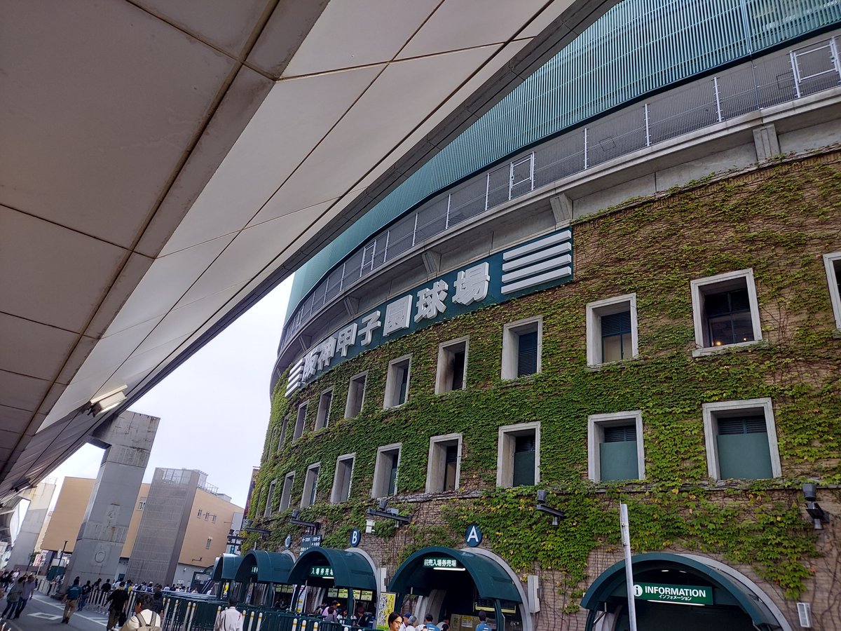 yu_ilike's tweet photo. 昨年の日本シリーズぶりの甲子園⚾️⚾️ https://t.co/CLUFdARCiN