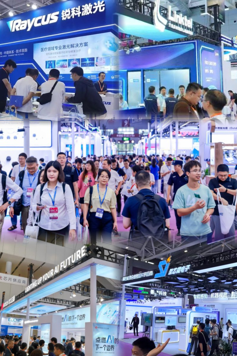 OpticsValleyCN's tweet photo. Leading #OVCEnterprises showcased flagship products at #CIOE2026 in #Shenzhen, with the 27th edition bringing together 5,000+ companies and highlighting advances in laser technology, optical communications, photonic chips, and precision optics.
#OVCIndustry https://t.co/4N9DBY4wey