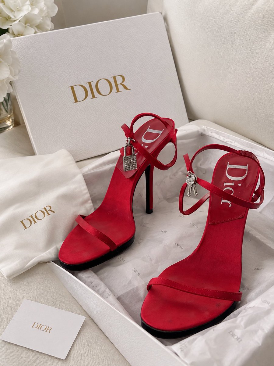 Auralyn0's tweet photo. Christian Dior Lock and Key Heeled Sandals ❣️ https://t.co/NFBLLK4d7L