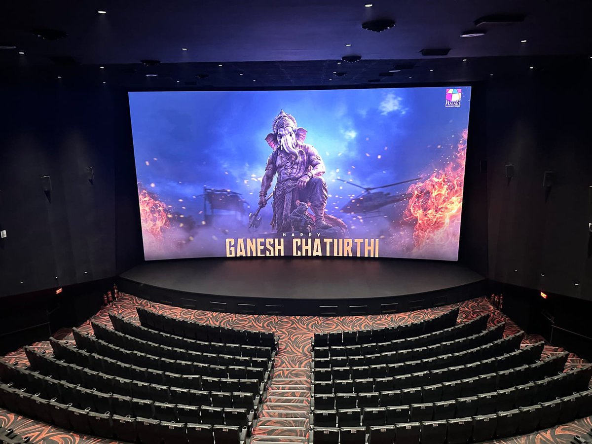 Filymatic's tweet photo. Prasad Multiplex 🙏🏻🔥

#Salaar #Prabhas https://t.co/WfUJ22Ojwa