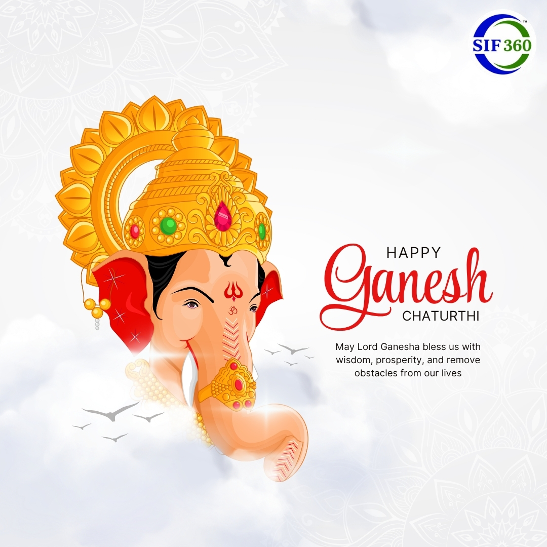 sif360official's tweet photo. SIF360 wishes you a very Happy Ganesh Chaturthi!
May Lord Ganesha bring wisdom, prosperity and success to every new beginning. 
🌺Ganpati Bappa Morya! 
#GaneshChaturthi #GanpatiBappaMorya #SIF360 https://t.co/PPpmIKWyS6