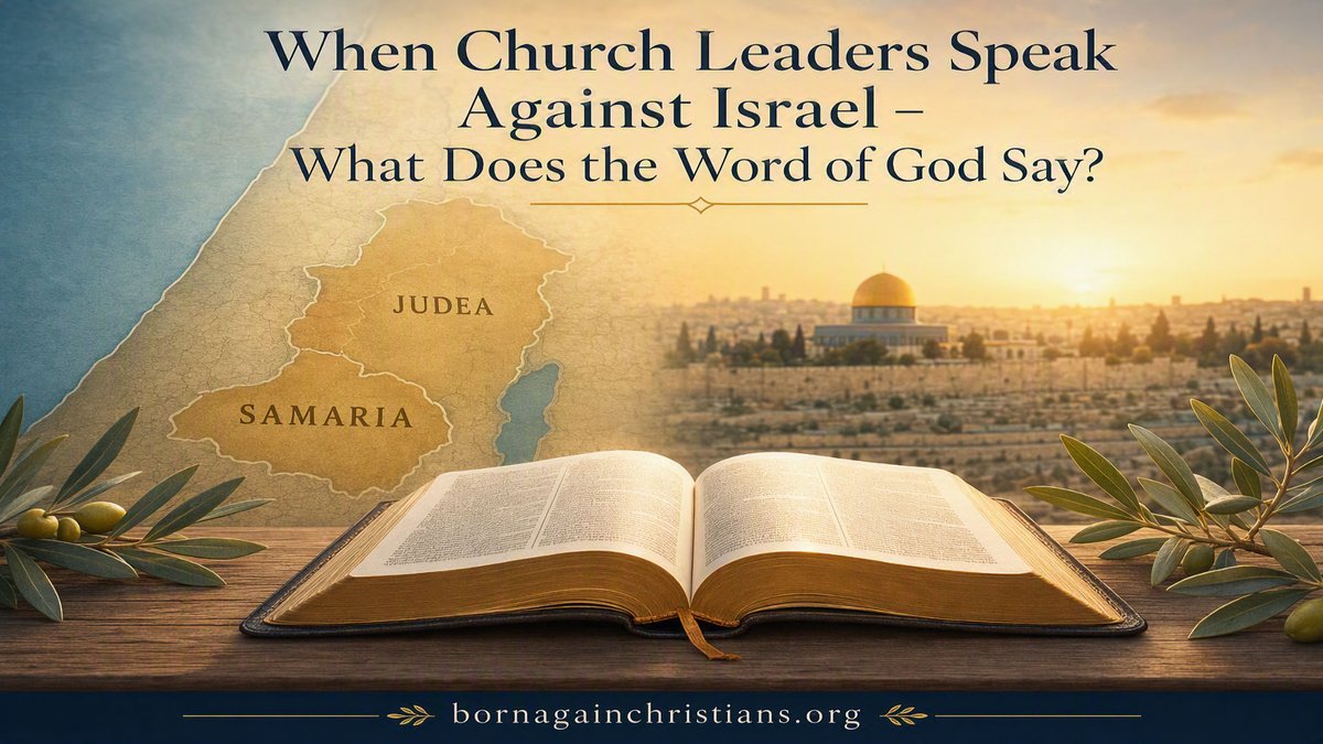 BAChristians's tweet photo. When Church Leaders Speak Against Israel – What Does the Word of God Say? https://t.co/IYZeuGOpfQ  #Israel #JudeaAndSamaria #BiblicalIsrael #StandWithIsrael #ChristianSupportForIsrael #BibleTruth #WordOfGod #EverlastingCovenant #PrayForIsrael  #GospelForAll #NoToAntisemitism https://t.co/Z5x3mk3XVx