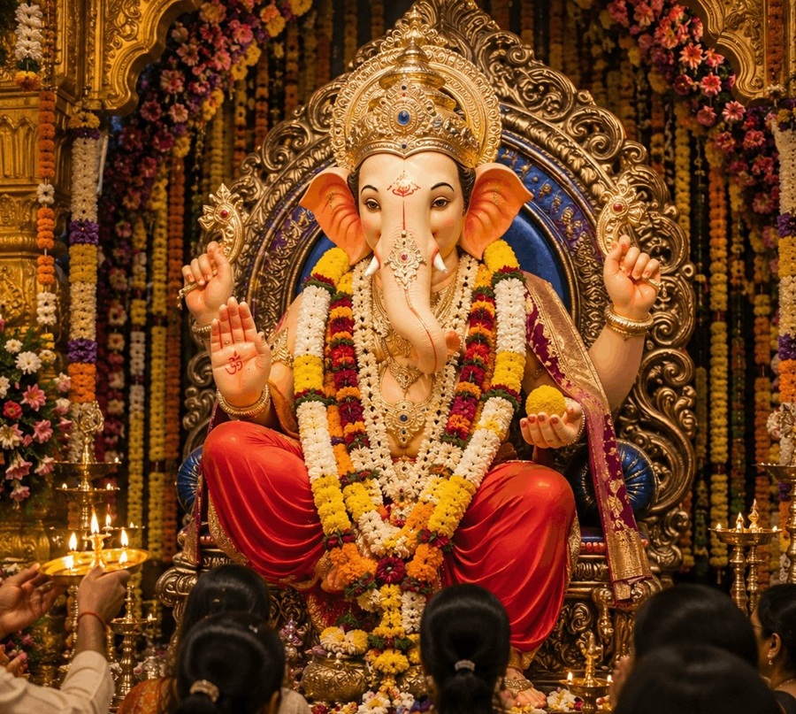 indiathisweekk's tweet photo. FEAST & FESTIVITIES: Ganesh Chaturthi 2026 starts today! ЁЯРШтЬи
Check city-wise Sthapana Muhurat for Delhi (11:02 AM) and Mumbai (11:20 AM), plus step-by-step Puja Vidhi ЁЯСЗ
https://t.co/gh94rJqQB2
#GaneshChaturthi2026 #GanpatiBappaMorya #PujaMuhurat #FestivalsOfIndia #Ganeshotsav #Indiathisweek