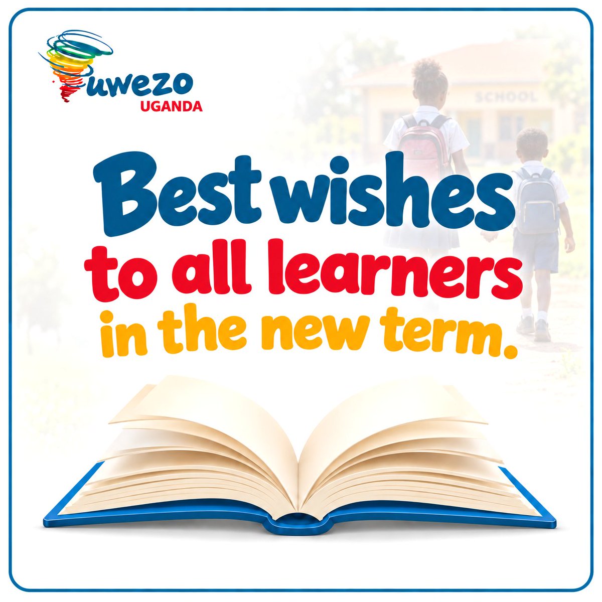 UwezoUganda's tweet photo. As children return to school this week, @UwezoUganda wishes every learner a good start, supportive teachers and school environment where they can learn, enjoy being in class and succeed in life.

#EducationForAll #SDG4 https://t.co/vwqGtd5LUI