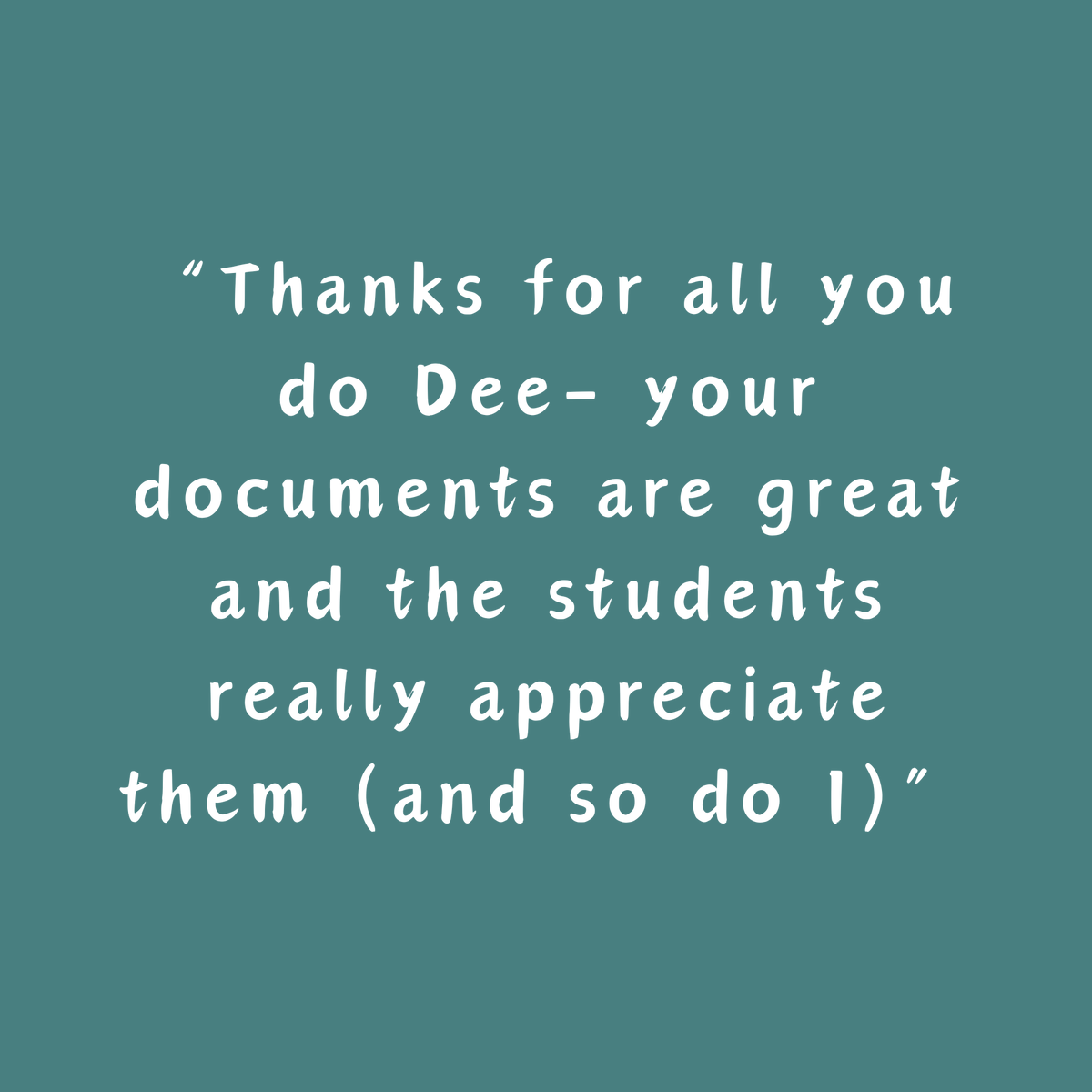 3DocSolutions's tweet photo. Lovely feedback from a happy client! 😀

It’s always great to hear that well-designed documents are making a real difference for both students and the people supporting them.

#DocumentDesign https://t.co/Ze0MCxpDY0