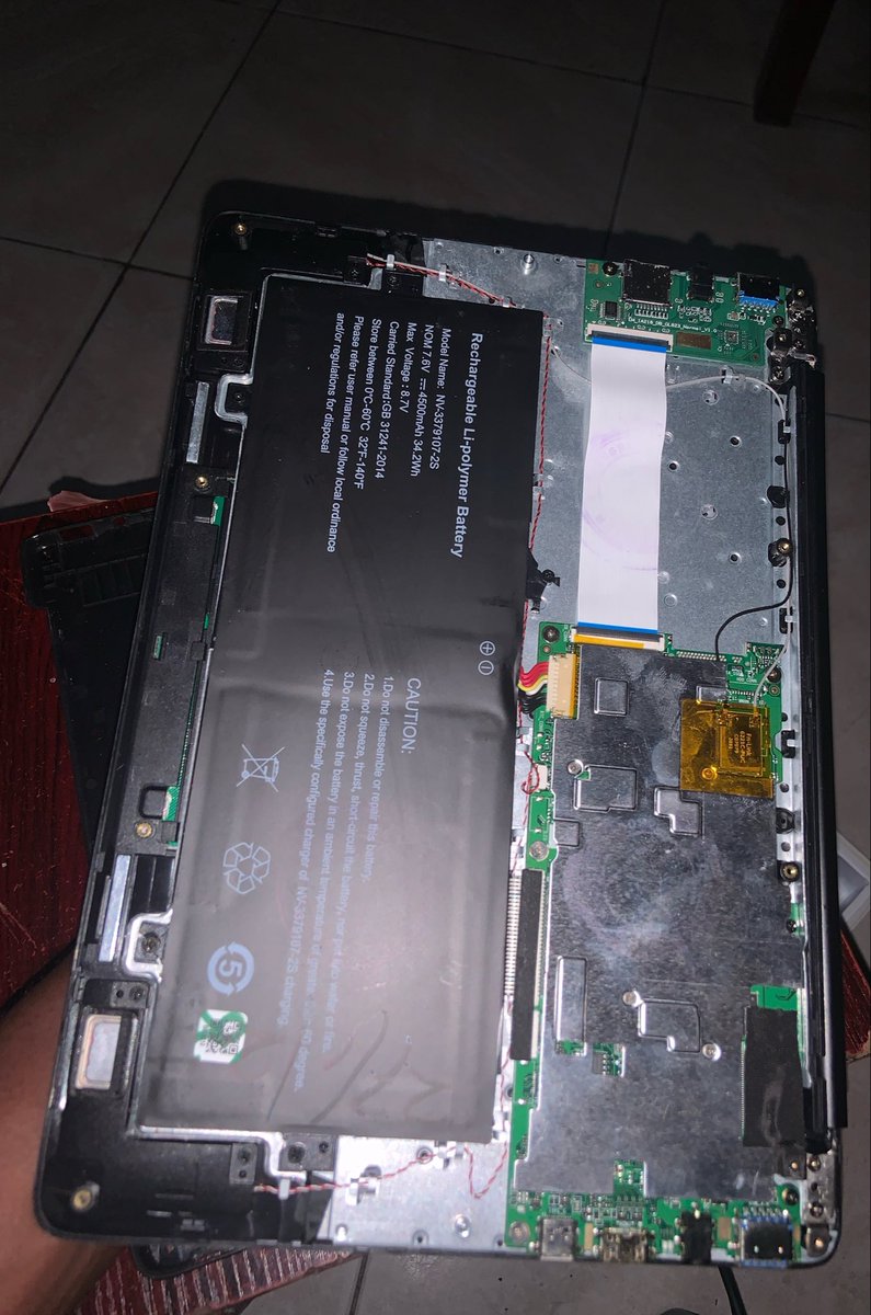 SirEstablish's tweet photo. I think I just lost my Laptop to water spillage and guess what the parts are not in Nigeria, it’s a GeoBook 1E, the worst part is that I don’t even have the funds to either repair it or get a new one. I feel like I might be lost now. I still beleive that God will help me out https://t.co/8ImlkjqvzJ