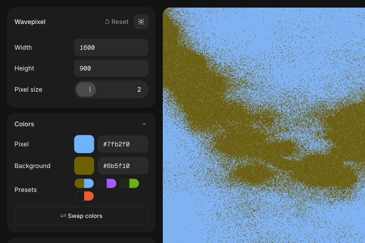 studiobakers's tweet photo. another tiny tool we made for a branding
link in the thread ↓ https://t.co/WPzpmeK6Xd