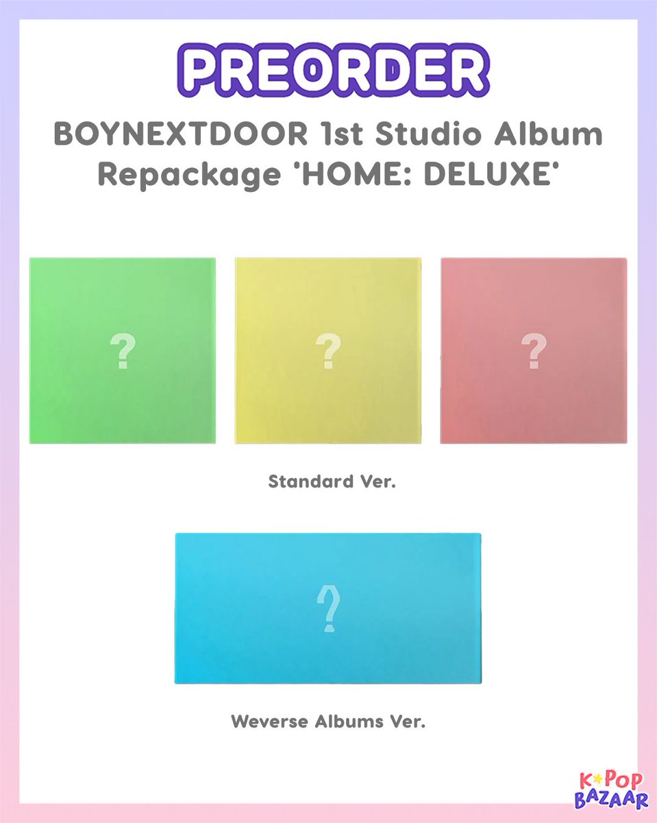 kpopbazaar's tweet photo. โจ๐ฃ๐ฅ๐-๐ข๐ฅ๐๐๐ฅ ๐ข๐ฃ๐๐ก โจ
BOYNEXTDOOR 1st Studio Album Repackage 'HOME: DELUXE' ๐
๐ Deadline: 23/09/2026 , 12pm AEST
๐ฆ Release: 28/09/2026
โ Prices include shipping from Korea to Australia ๐ฆ๐บ
#BOYNEXTDOOR #BND #kpop #kpopaustralia #kpopgoods #kpopsale #bnd_homedeluxe https://t.co/0L3AKwUOVs