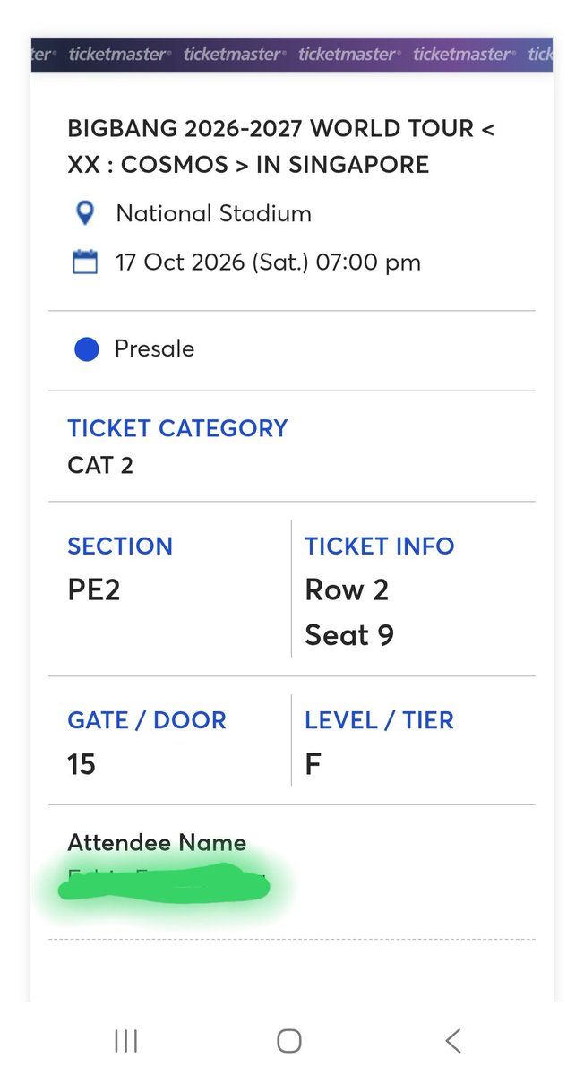 FeVee_I_P's tweet photo. WTS. BIGBANG CONCERT IN SINGAPORE .OCT.17  .pm me for price.  #bigbang #bigbangsingapore https://t.co/V5iRT4V2xt