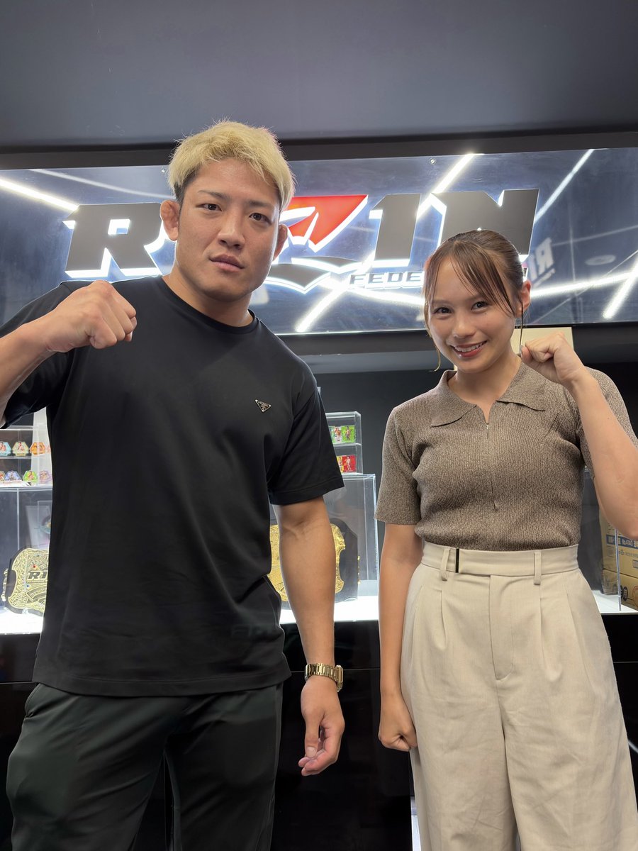 rizin_kana's tweet photo. #RIZIN_LANDMARK16 in NAGASAKI ⛪️
出場選手の堀江圭功選手、松嶋こよみ選手、安井飛馬選手が来社されました！

長崎初開催ということで、出身である堀江選手から気合いを、地元が近い安井選��から緊張感を、そして松嶋選手からは内に秘めた覚悟を感じました🔥

大会まであと19日。チケット発売中！
ぜひ長崎���RIZIN観戦を🥊❗️

🔗https://t.co/RAHAVKx2Bp