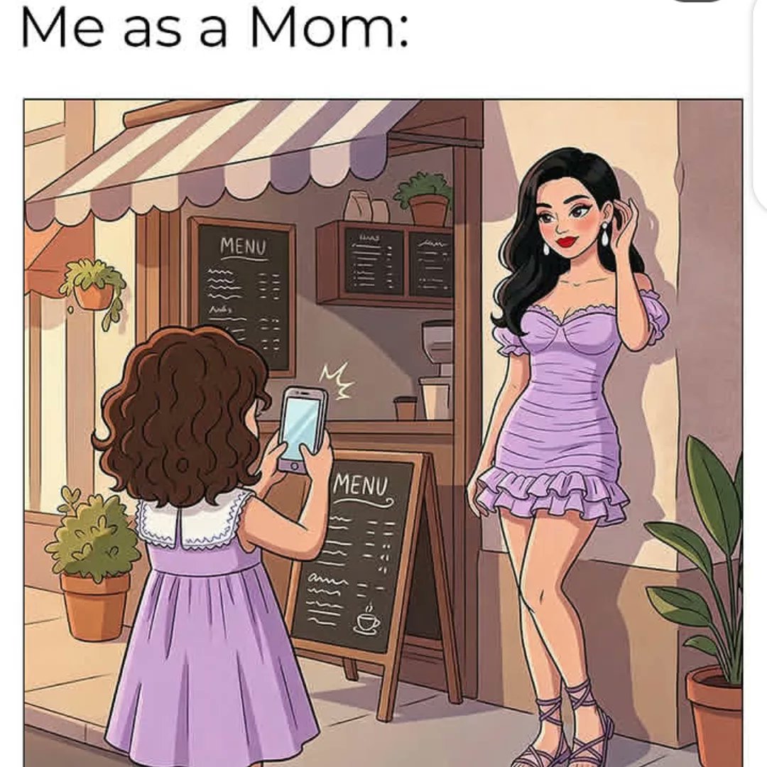 24milton's tweet photo. Moms be like: Glam first, everything else later. Agreed? Yes or No? https://t.co/Pcc9ReHm3Z