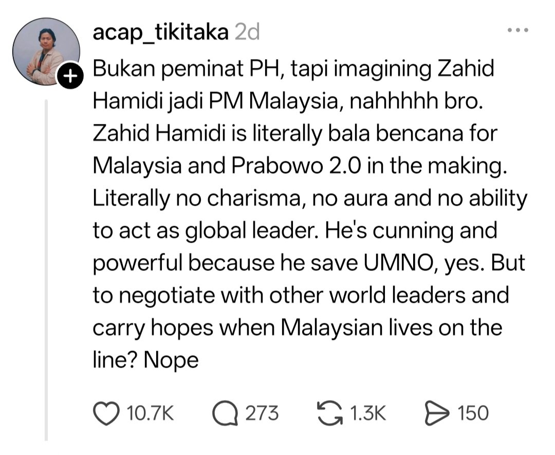 goodlucksofea's tweet photo. Aku setuju 100% dengan brother ni https://t.co/uhWeH9s5CN