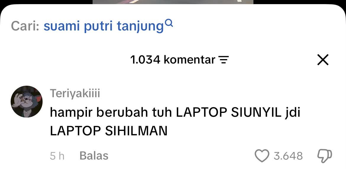 keluhkesahkonoh's tweet photo. Gue lagi demen banget sama jokes orang TikTok yang ngeledekin Putri Tanjung sama Gofar Hilman WKWKWKWK 😭

Komentar terbaik sejauh ini:

“Hampir jadi 9 Naga, 1 anak punk.” 😭😭😭 https://t.co/HPLmcUKxKG