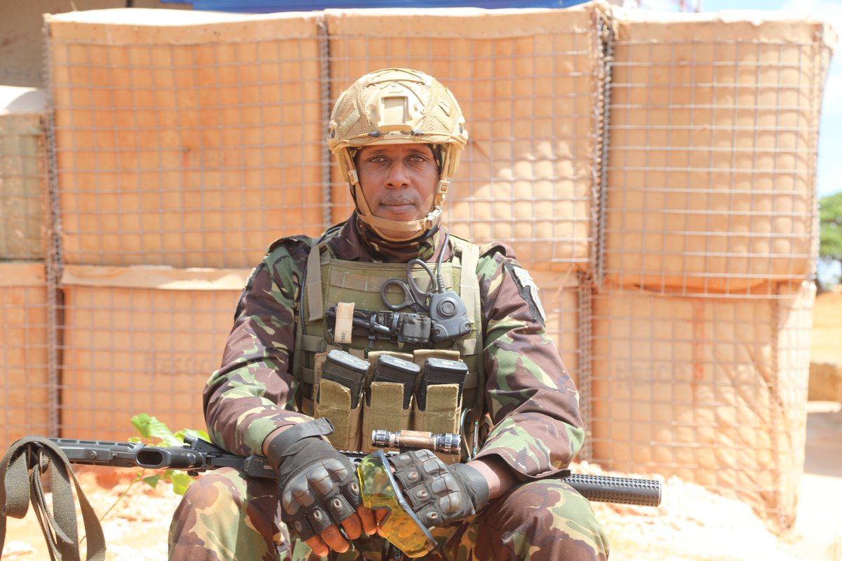aussom_'s tweet photo. As a platoon instructor and trainer, Sgt. Anthony Mutua helps mentor troops and Somali Security Forces in tactical operations, discipline, and mission preparedness.
Read his story: https://t.co/S4AqUYyzDz
#AUSSOMOnTheFrontlines
#ServiceAndSacrifice https://t.co/Jp2tthDxdR