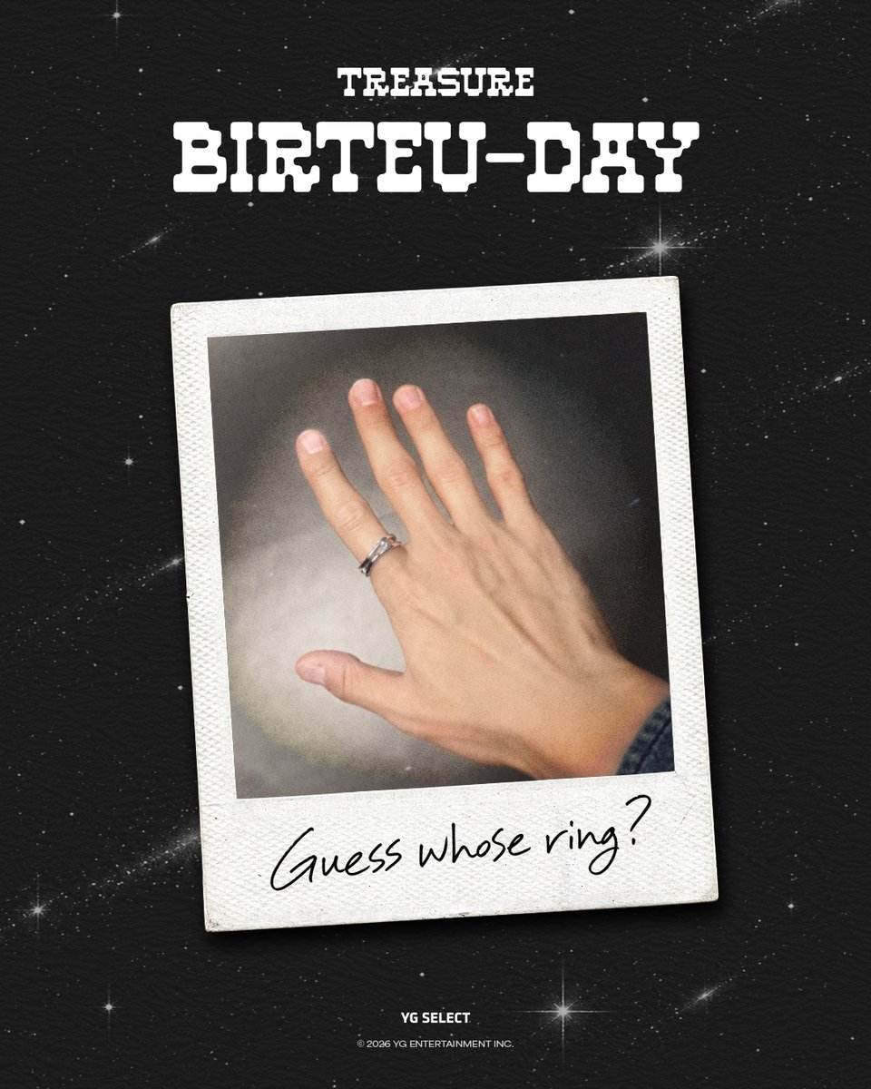 ygselect's tweet photo. *+:｡.｡𝘽𝙄𝙍𝙏𝙀𝙐-𝘿𝘼𝙔 — 𝙏𝙤 𝘽𝙚 𝙮𝙤𝙪𝙧 𝘿𝙖𝙮｡.｡:+*

반지의 주인공을 찾습니다!
트메도 같이 낄래요? 💍

#TREASURE #트레저 #BIRTEU_DAY #20040928 #YGSELECT #와이지셀렉트 https://t.co/ze3Va0qWPC