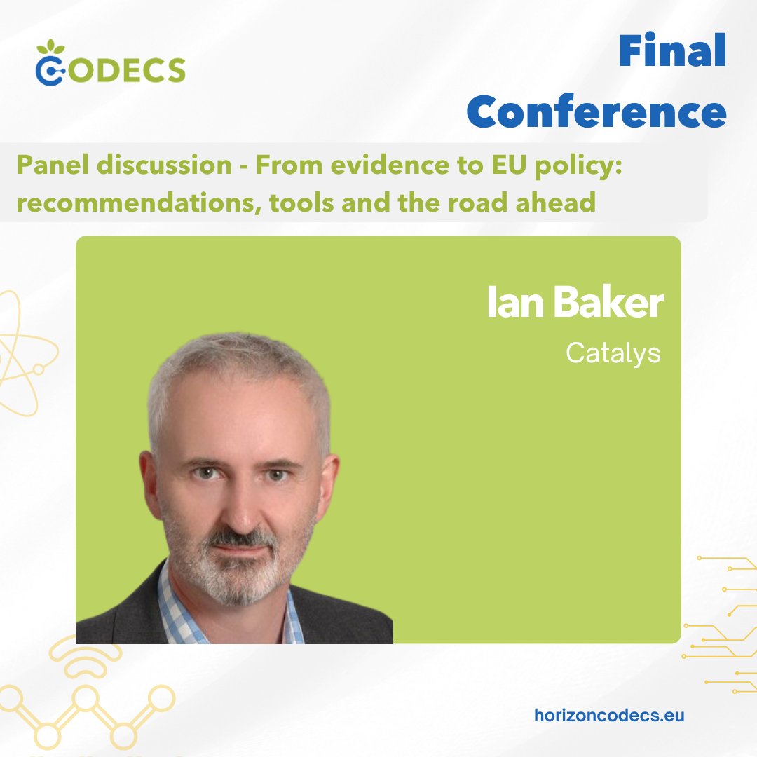 HORIZONCODECS's tweet photo. 🇪🇺 From evidence to EU policy and the road ahead.

Our final #CODECS panel brings together experts from the Baltic Studies Center, Envenflow/@4GrowthProject  &amp; Catalys to discuss recommendations, tools &amp; future EU policy.

👉https://t.co/RFoZb4Axmc

Are you ready? https://t.co/x5L2tfGPqP