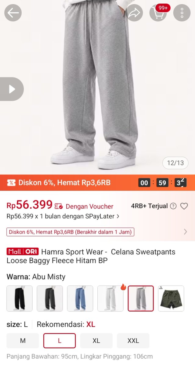 ArumSa5's tweet photo. Nggak mau ngeracunin, tp celana ini senyaman itu 😭 Fleksibel buat gerak, nggak bikin risih, dan gongnya jg msh cakep buat dipakai jln santai🥹 Tadinya beli buat olahraga, skrg mlh kepikiran koleksi semua warna. Fix sihh kalo jodoh nggak kmna😭 https://t.co/gkNmXaS78a