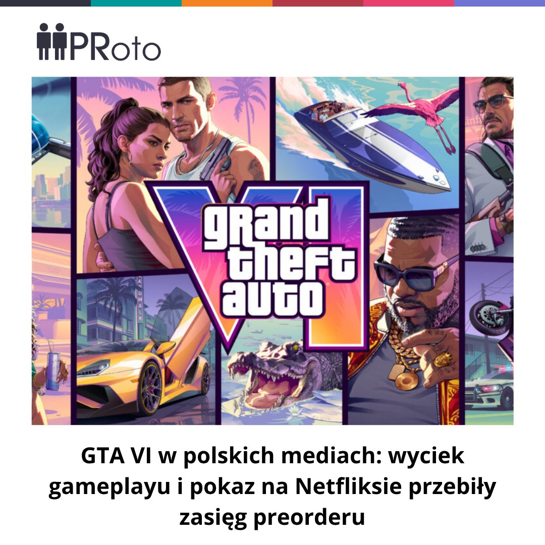 PRoto_pl's tweet photo. 🎮 Wygląda na to, że o GTA VI jeszcze długo będzie głośno.
📊 Jak wynika z analizy @IMMonitoring od startu preorderu do końca sierpnia GTA VI wygenerowało ponad 1️⃣7️⃣0️⃣ mln potencjalnych kontaktów, a wartość reklamowa przekazów wyniosła 3️⃣1️⃣,5️⃣ mln zł.
🔗 https://t.co/zDiCM4ca6T https://t.co/BLNVfHHO6C