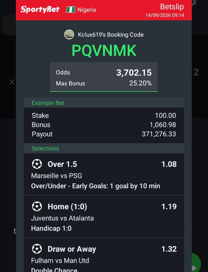 StanleyEzekwem's tweet photo. Well analyzed 3.7k odds 49/49 running 💨 ticket  👇👇 

PQVNMK https://t.co/KqEGIk8pp4