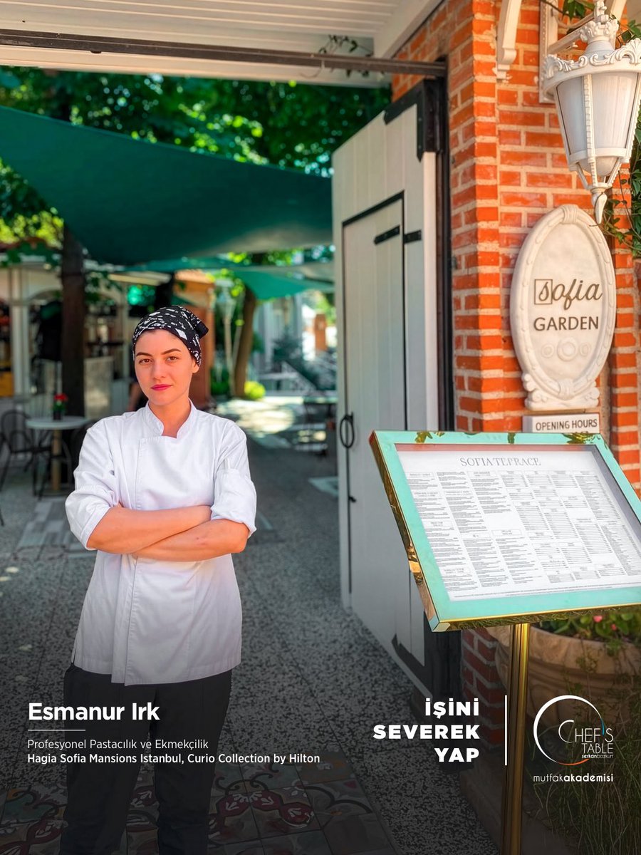 ChefsTableMutAk's tweet photo. Profesyonel Pastacılık ve Ekmekçilik Eğitimi mezunlarımızdan Esmanur Irk, Hagia Sofia Mansions Istanbul, Curio Collection by Hilton’da işe başlamıştır. Sevgili Esmanur Irk’a kariyerinde bol şans ve başarılar diliyoruz. Yolu açık olsun!

#chefstablemutfakakademisi https://t.co/2PahzUpB22