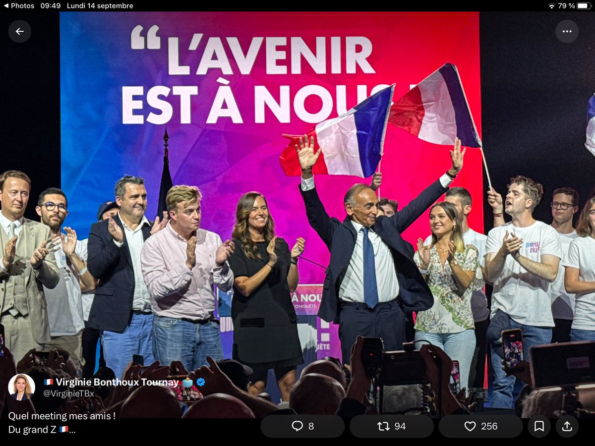 Lisabethdanj's tweet photo. NON NON NON  @PascalPraud  ! 😡😡😡😡
IL N’Y avait pas que la rentrée politique de MLP ce week-end.
ERREUR ! Vous oubliez ÉRIC ZEMMOUR ET SARAH 😡😡😡
Alzheimer peut-être 🤔 https://t.co/yEzOZ3UGMC