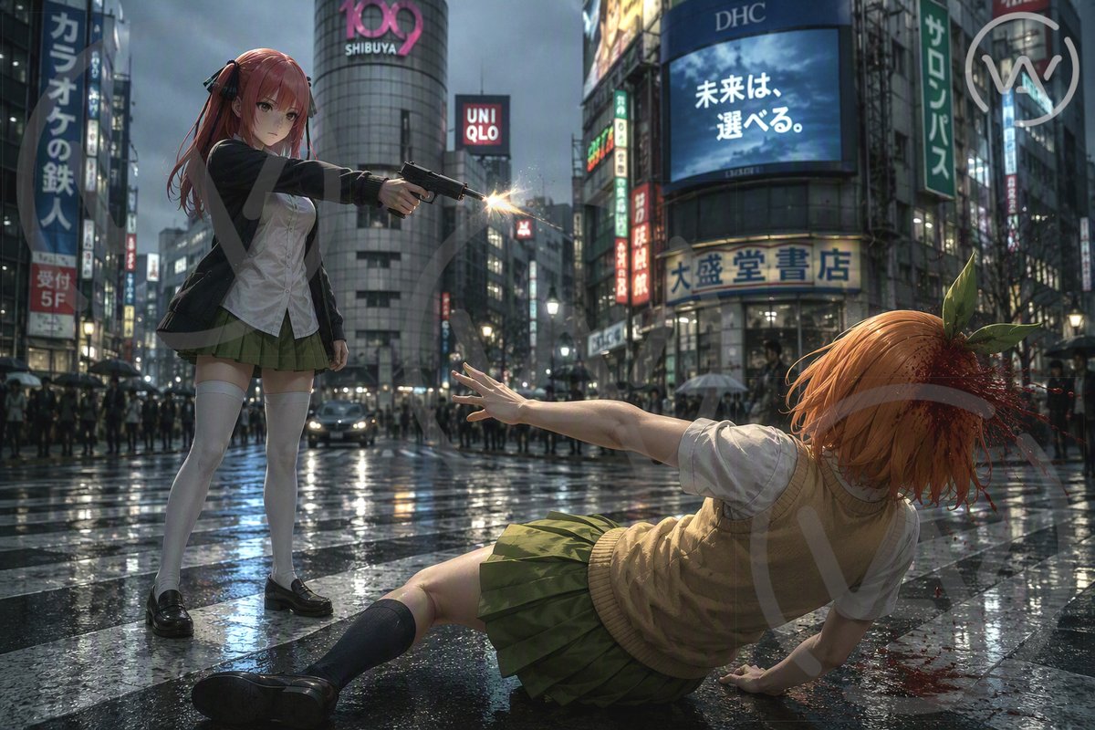 Wrecked_Anime's tweet photo. Happy ending, Yotsuba-chan 🥳
ハッピーエンド、よつばちゃん🥳
#AIart #AIイラスト #thequintessentialquintuplets #五等分の花嫁 #NinoNakano #YotsubaNakano #AnimeAI #GraphicViolence #Gore #流血 #血 #重傷 https://t.co/NhthutCDpH