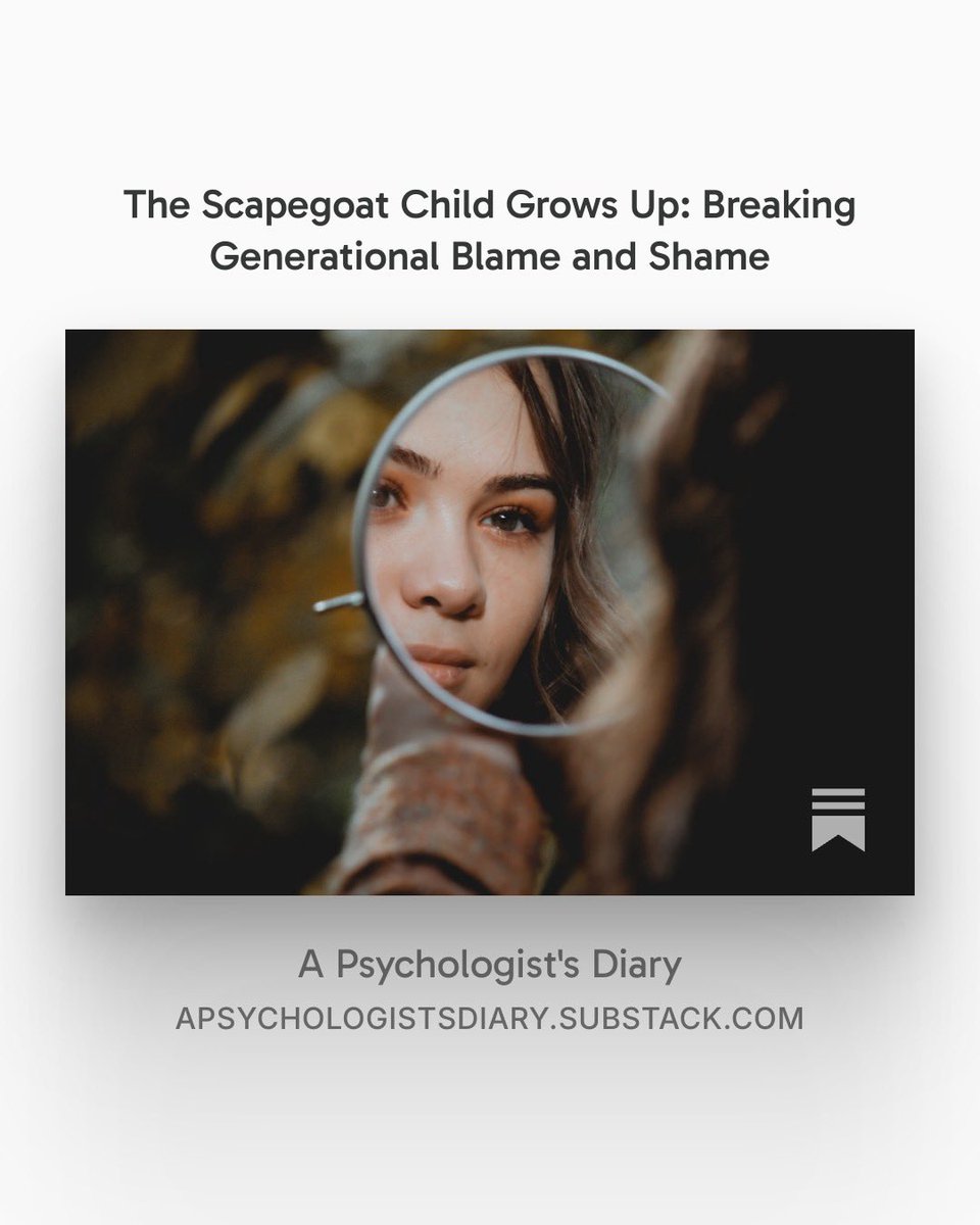 EmmaSenyard's tweet photo. Family scapegoat? If you were always “the problem” child — blame, shamed, &amp; told you’re too sensitive for asking for basic needs…this one’s for you. 

New article: what scapegoating is, how it affects your nervous system &amp; tips on breaking the cycle. 

 https://t.co/n2WGgA7t8d https://t.co/tJd0ZqR1dL