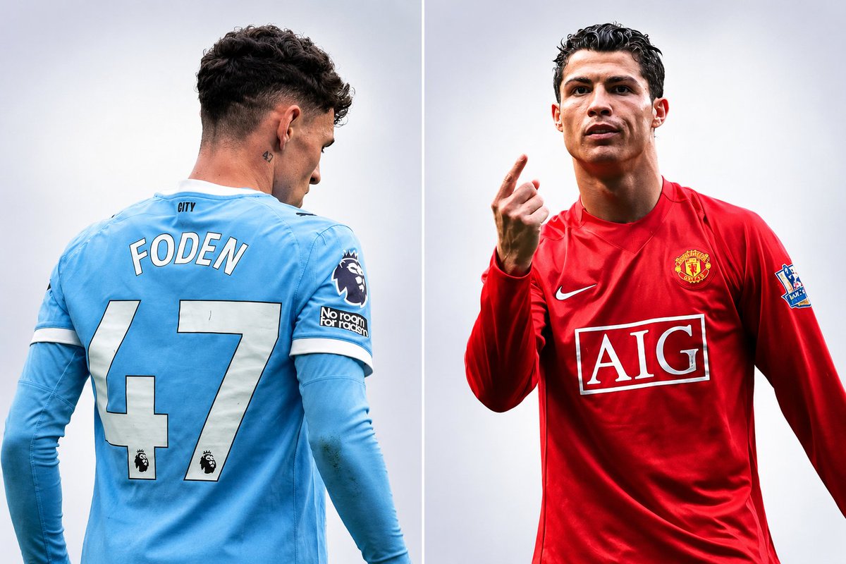 InfiniteBruno's tweet photo. Excluding Foden and Ronaldo, can you guess another player who has received a red card in a Manchester Derby? 👀
Extremely  difficult https://t.co/2Tf2QaAX0W