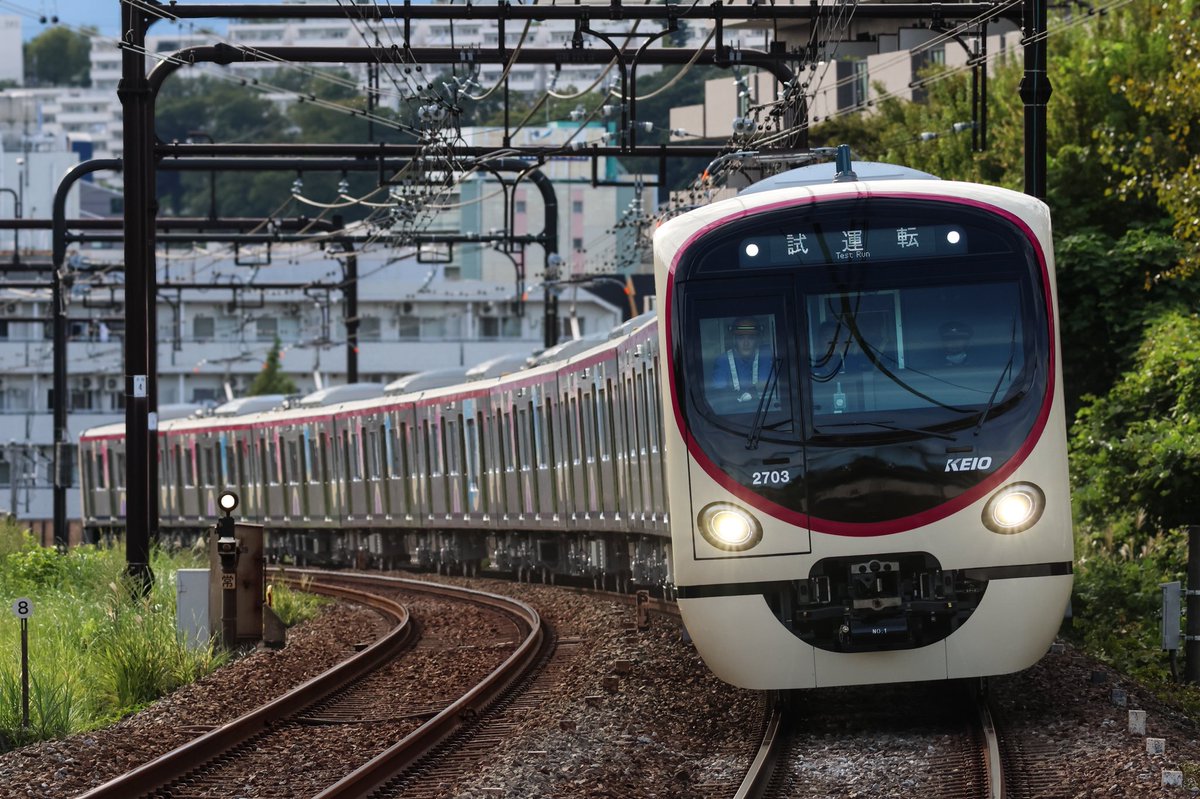 mari20921's tweet photo. 2026.09.14 京王2000系2703F 性能確認試運転
試9129レ～試9130レ https://t.co/XwZDHtVjP6