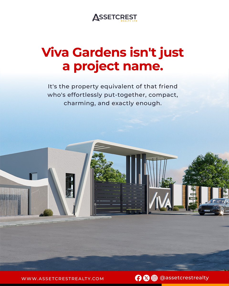AssetcrestR's tweet photo. Viva Gardens isn't just a project name.

It's the property equivalent of that friend who's effortlessly put-together, compact, charming, and exactly enough.

No unnecessary extras. Just a property that gets it right.

Viva Gardens. Small in size, big on sense. https://t.co/4Gx641APHK