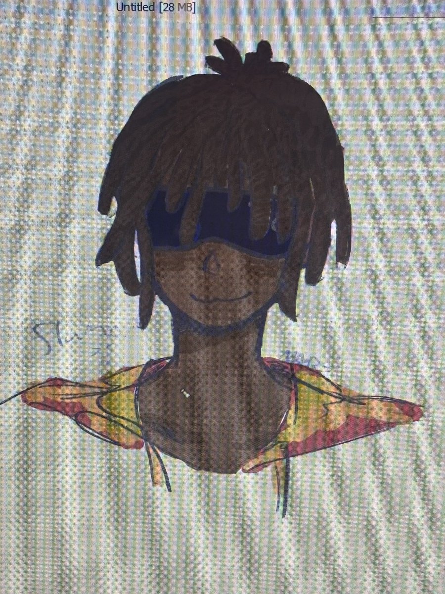 MarsinStarz's tweet photo. I have my drawing tablet back smile 
messy moe flame drawing yay 
#flamefragsfanart https://t.co/nQXuPnJ8sD