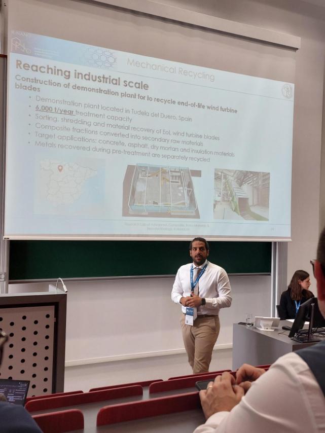 blades2build's tweet photo. 🌍 BLADES2BUILD at PPI 2026 | Advancing Circularity in Composite Materials!
👉 We are pleased to share that BLADES2BUILD was represented at the 6th International Polymer Process Innovation Conference (PPI 2026), held from 1–4 September 2026, contributing to the international discussion on innovative and circular approaches for polymer and composite materials.

♻️ During Session 1: Recycling, Dionisis Semitekolos from the National Technical University of Athens (NTUA), @rnanolab , School of Chemical Engineering, delivered the keynote presentation:

🎤 “Engineering Circularity in Composite Structures: From End-of-Life Recycling to Reuse, Requalification and Value Retention”

📍 The keynote provided an excellent opportunity to disseminate BLADES2BUILD activities and results, highlighting pathways for transforming end-of-life composite materials from waste into valuable secondary resources and supporting their reuse and integration into new value chains.

💡 Through participation in international scientific events such as PPI 2026, BLADES2BUILD continues to strengthen knowledge exchange, expand its international visibility, and contribute to the transition towards a more circular and resource-efficient composites sector. 🌱♻️

🔔 Learn more about our project: https://t.co/ps5sxuZtPs

#blades2build #windenergy #europeanunion #horizoneurope #innovation #project #energy #circulareconomy #recycle #reuse #repurpose #composites #decarbonisation #europe #europeancommission #sustainability #industry