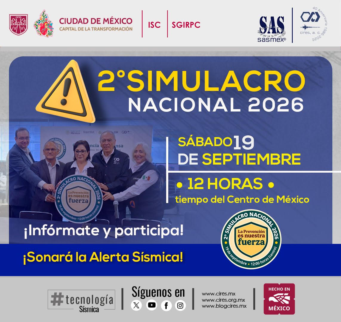 SASMEX's tweet photo. . @SGIRPC_CDMX, @CNPC_MX https://t.co/vGZRdf5RlD