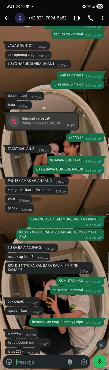 peachyzonee_'s tweet photo. ‼️MALAH MAKIN JADI GES‼️

karna makin ngeselin, spam aja nmr nya ges, pantek malah aku yg dimaki2, bocah dongo☺️ https://t.co/1N1urZP6X5